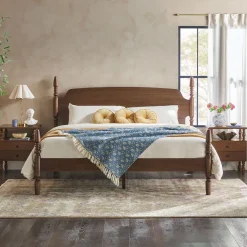 Traditional Vivienne Easy Assembly Solid Wood Bed