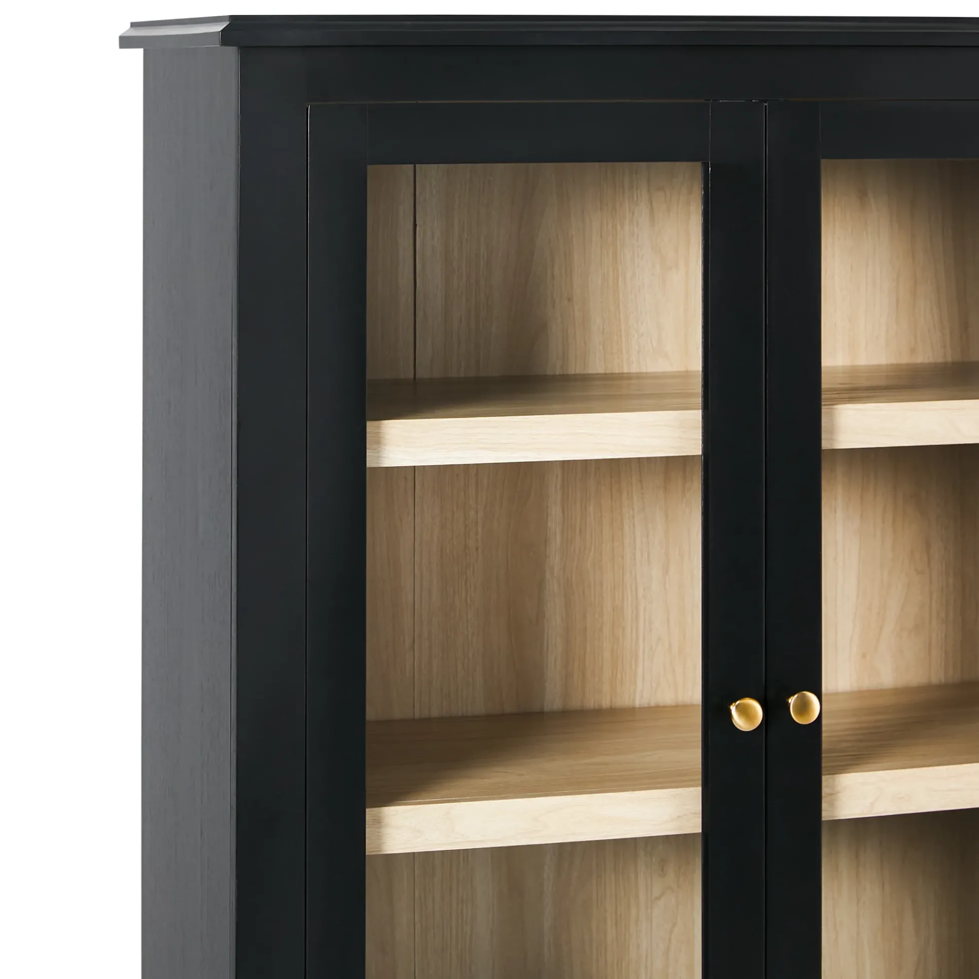 Traditional Vivienne Easy Assembly Bookcase Cabinet with Drawers