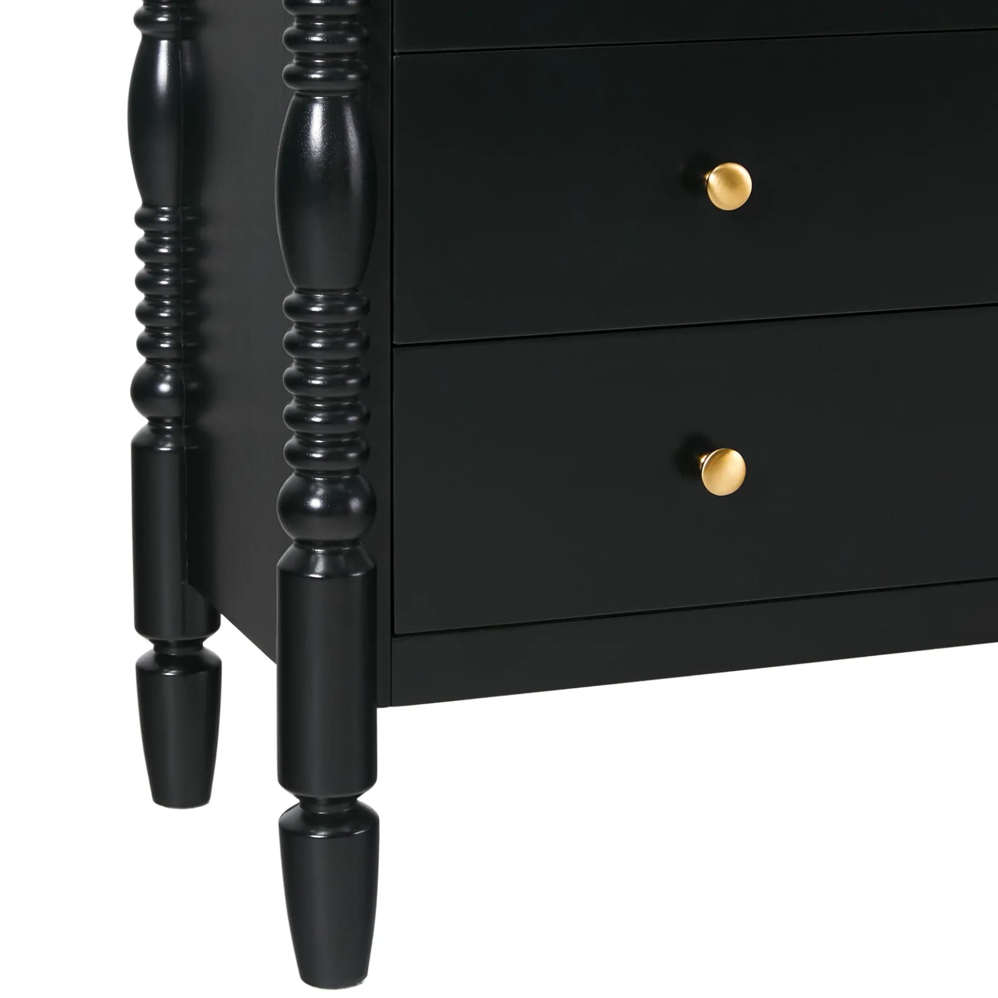 Traditional Vivienne Easy Assembly Bookcase Cabinet with Drawers