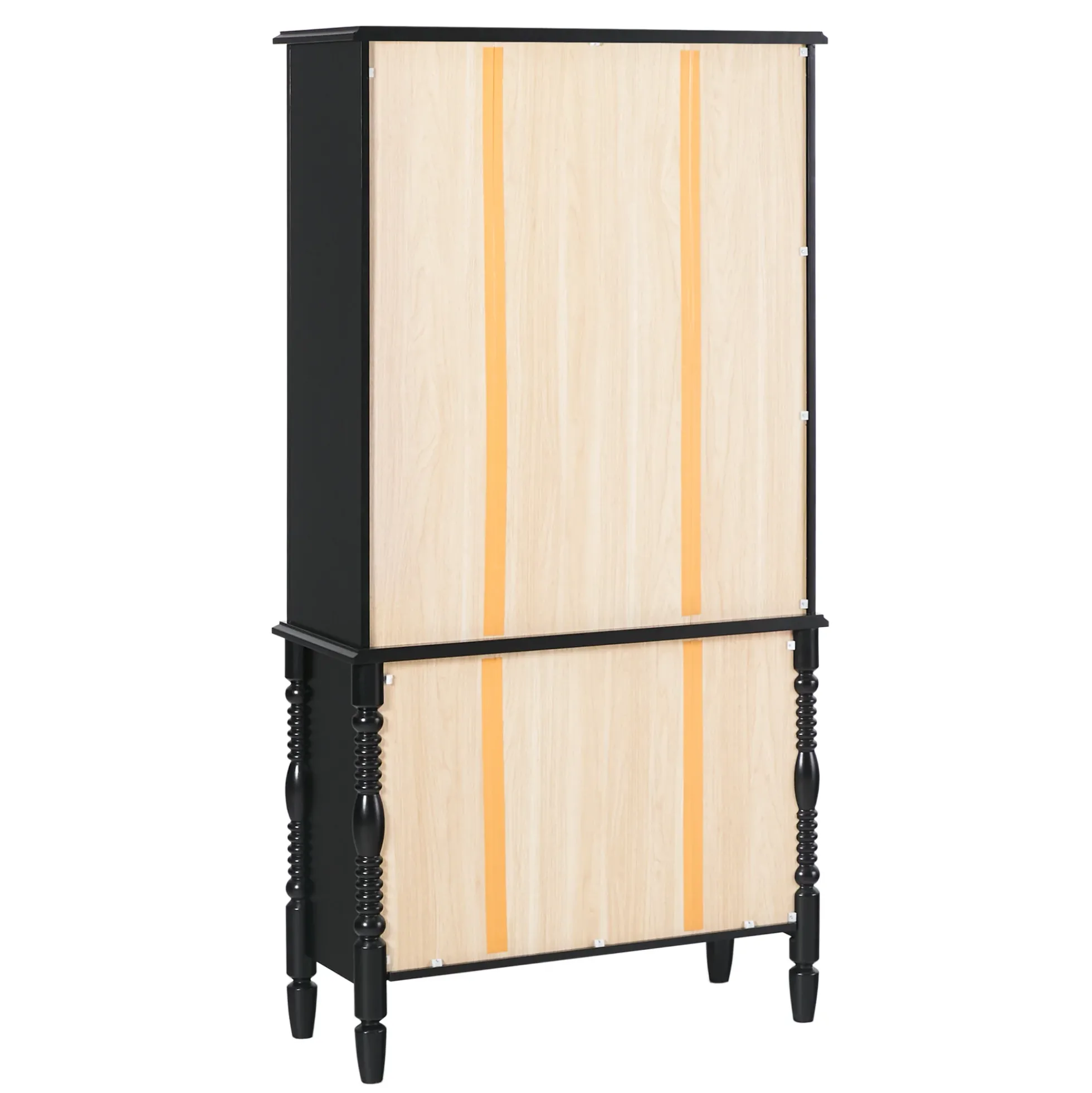Traditional Vivienne Easy Assembly Bookcase Cabinet with Drawers
