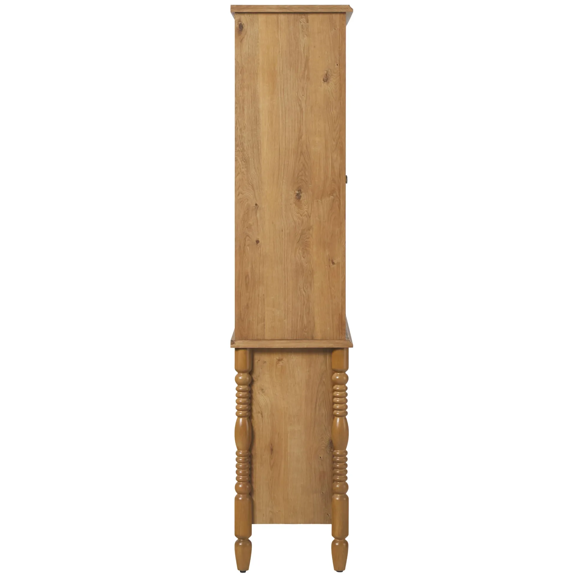 Traditional Vivienne Easy Assembly Bookcase Cabinet with Drawers