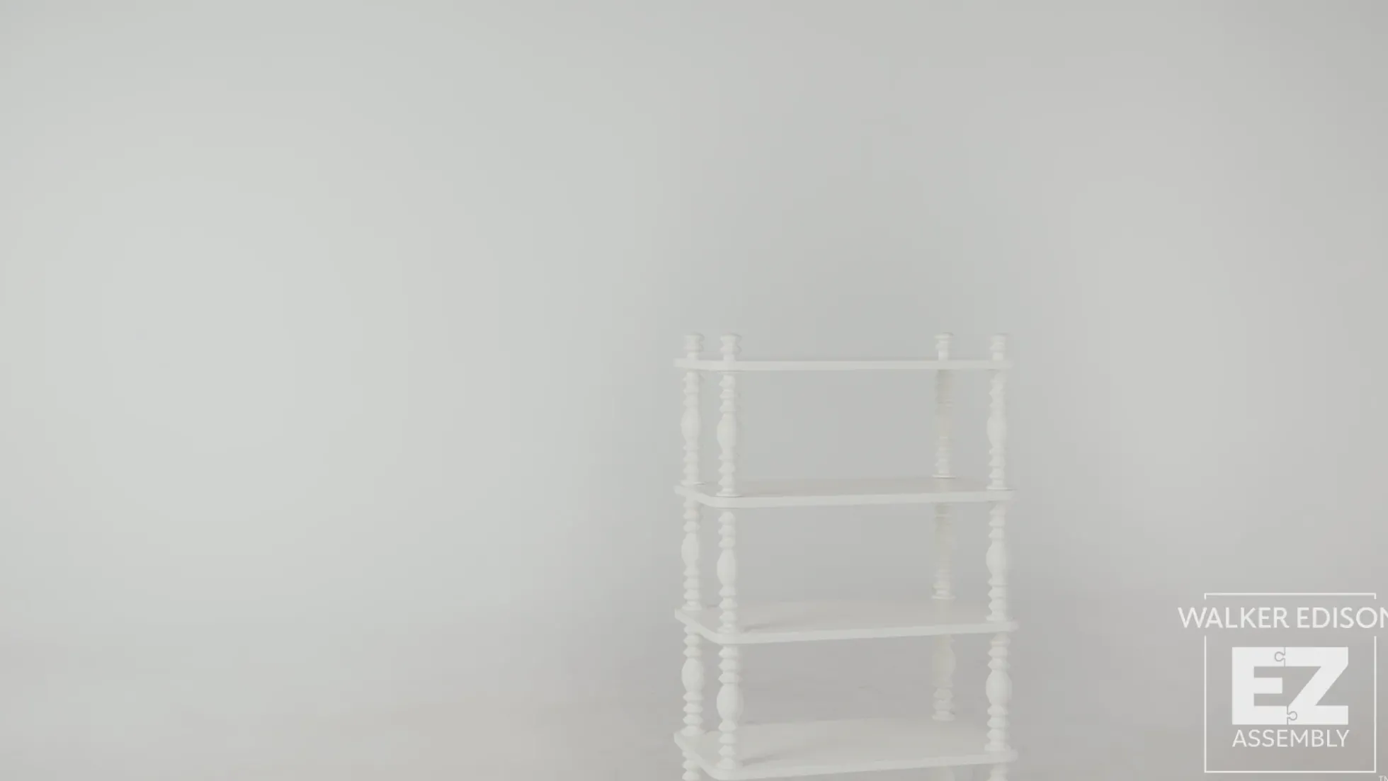 Traditional Vivienne Easy Assembly Solid Wood Short Bookshelf