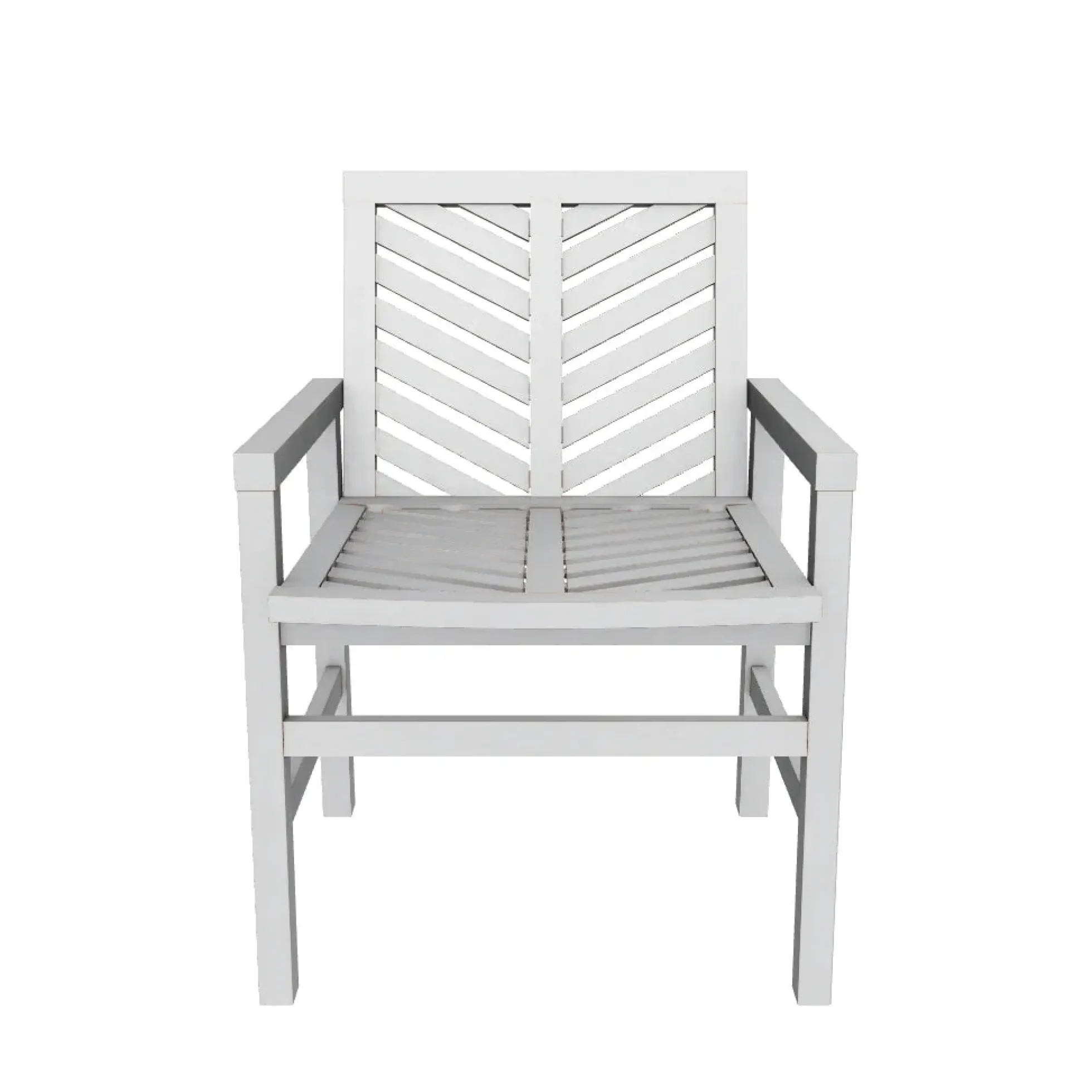 Vincent Patio Wood Chairs, Set of 2