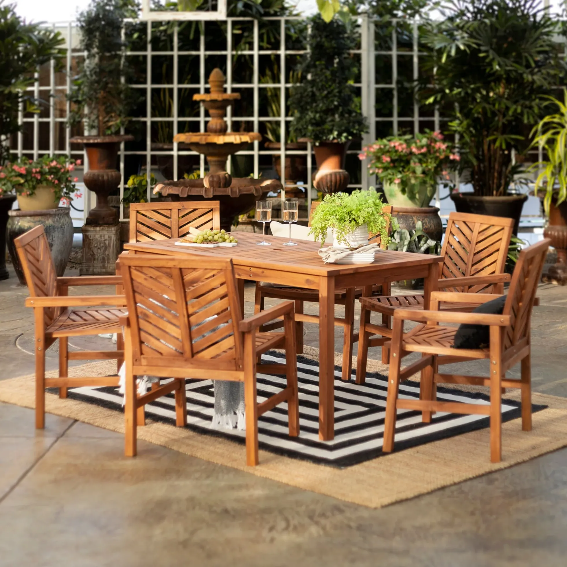 Vincent 7-Piece Outdoor Patio Dining Set