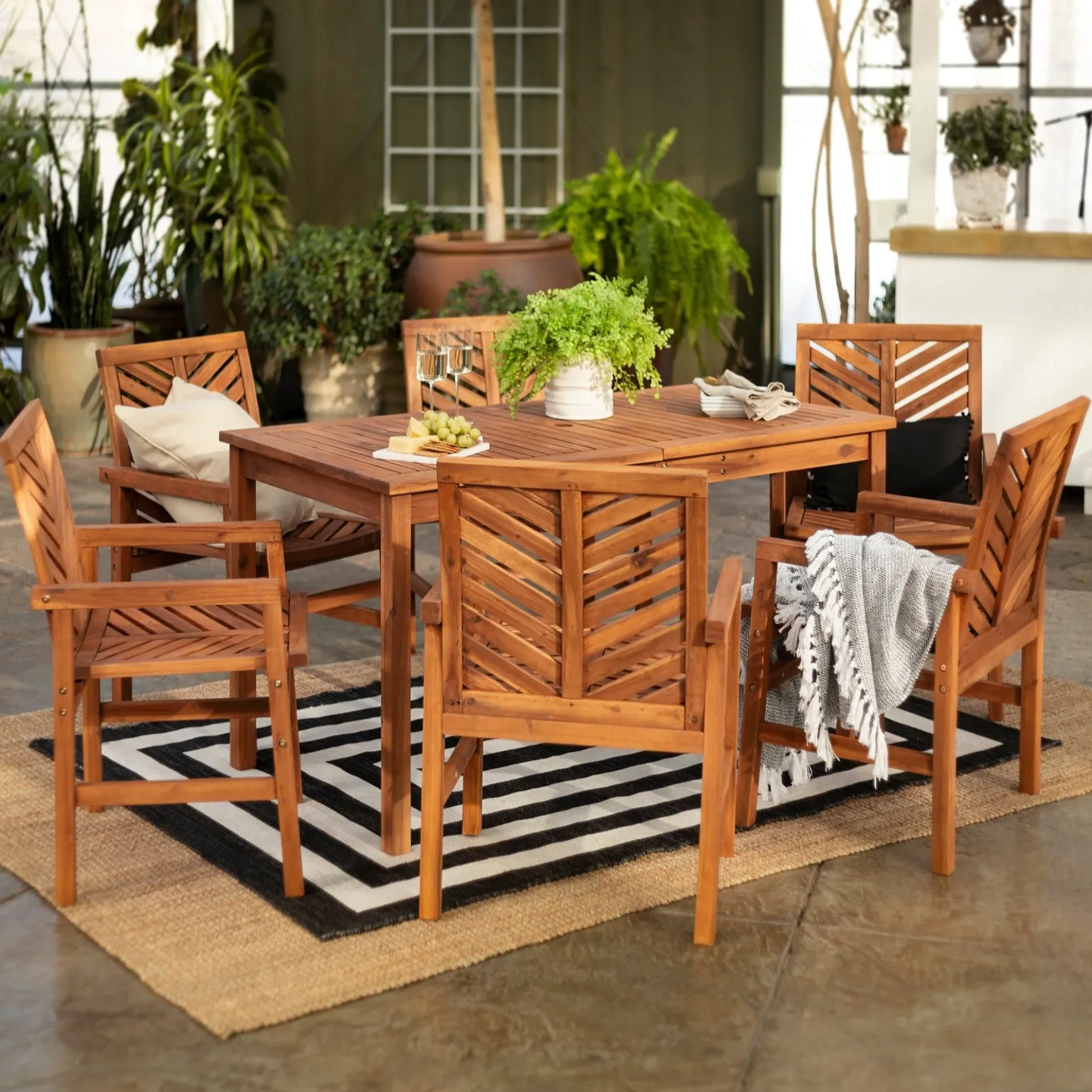 Vincent 7-Piece Outdoor Patio Dining Set