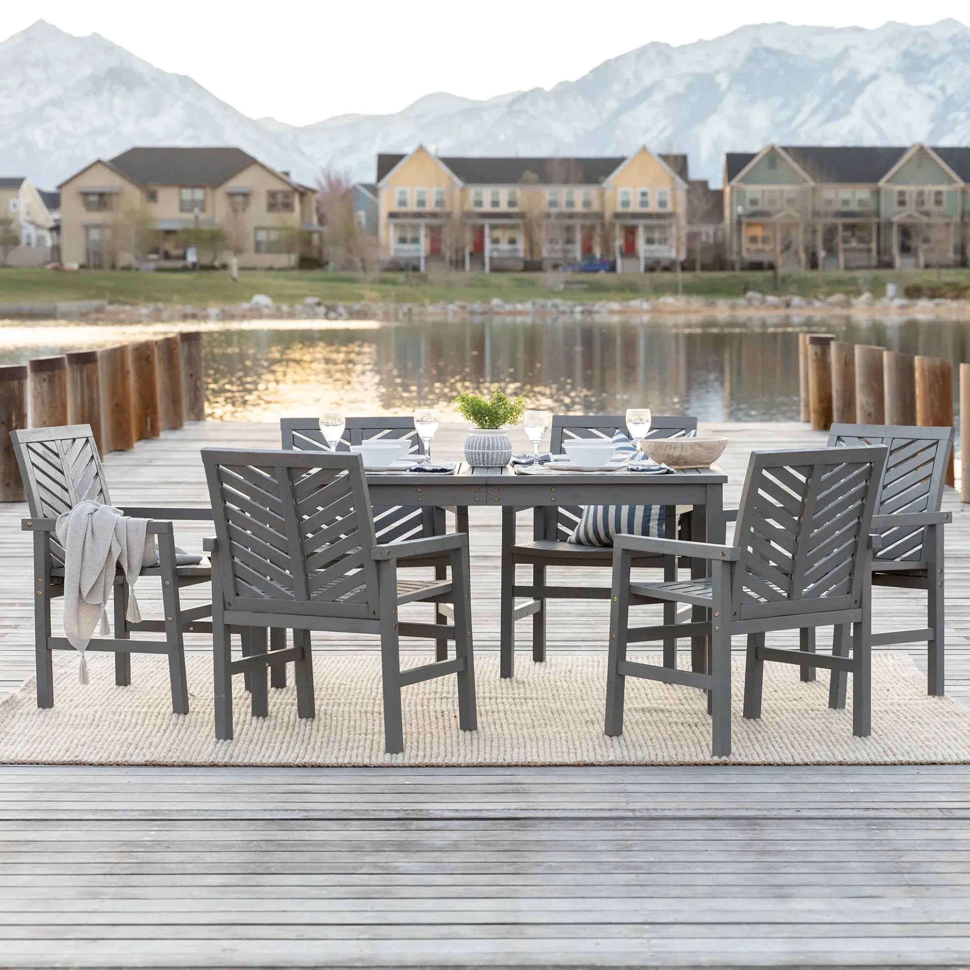 Vincent 7-Piece Outdoor Patio Dining Set