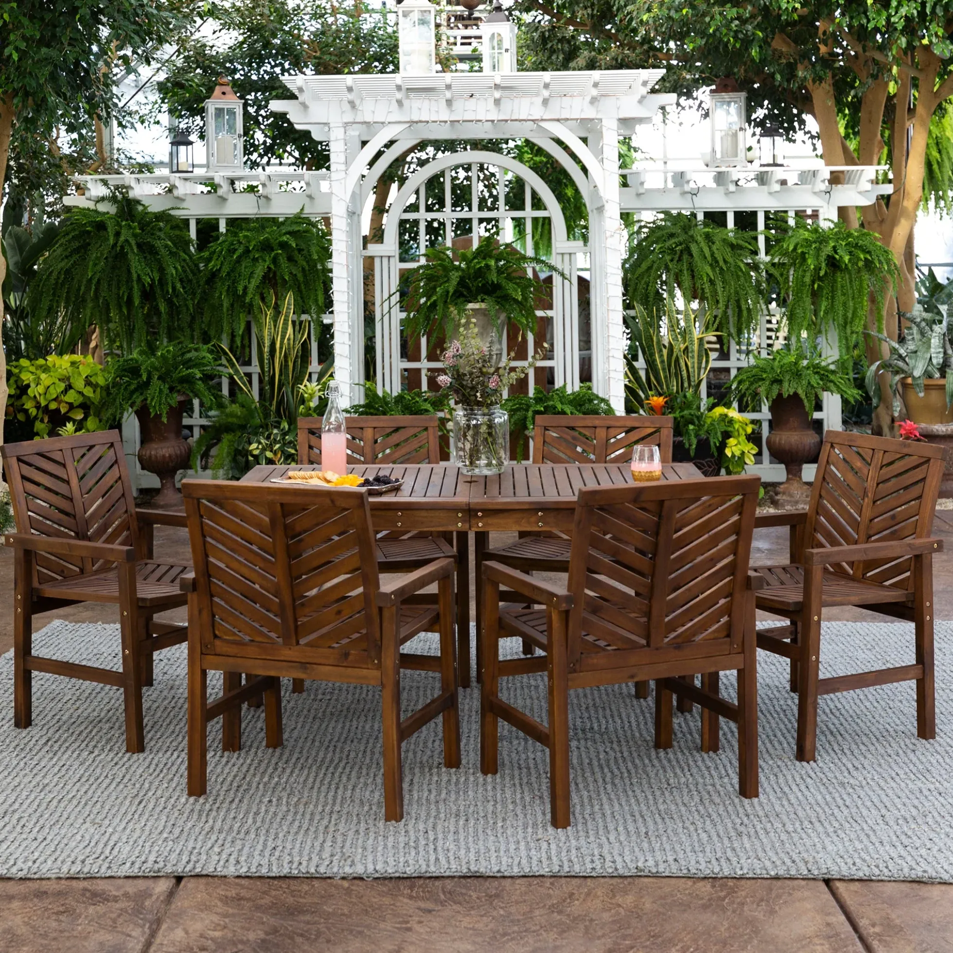 Vincent 7-Piece Outdoor Patio Dining Set