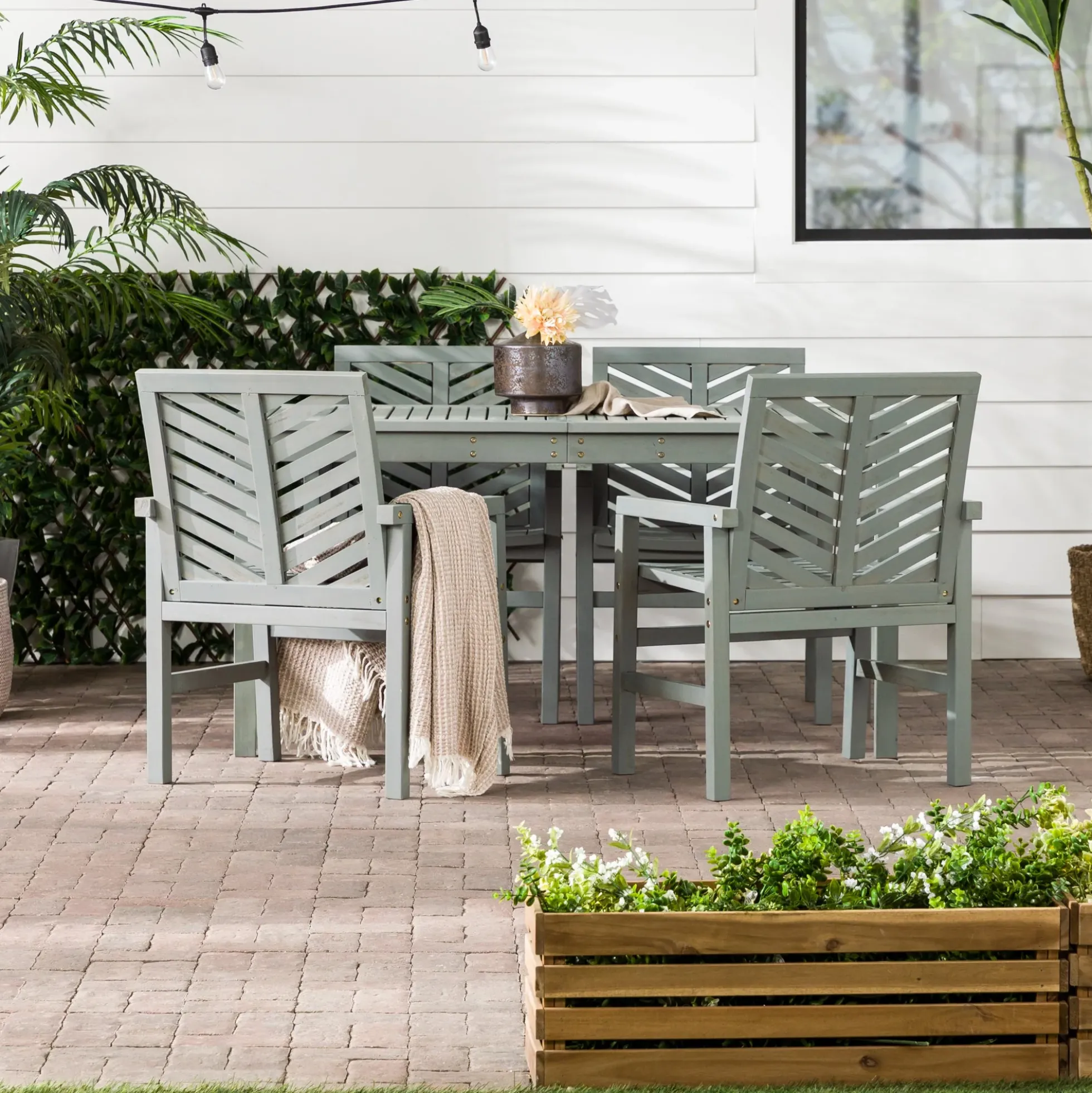 Vincent 5-Piece Outdoor Patio Dining Set