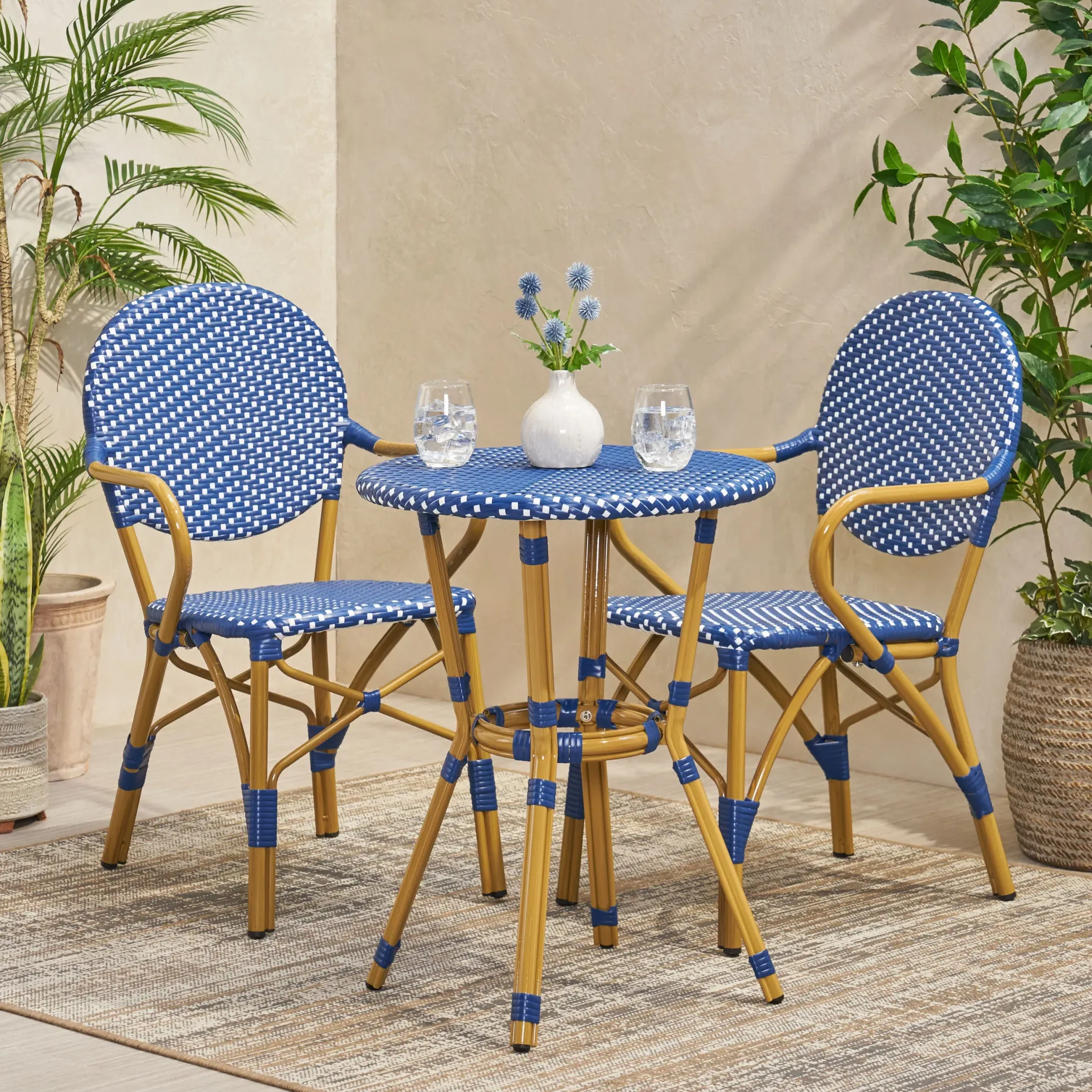 Walker Edison | 3 Piece French Bistro Set