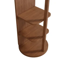 Walker Edison | 360° Rotating 66'x14' Multifunctional Full Length Mirror with Storage