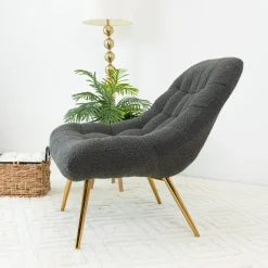 Walker Edison | Aubrey French Boucle Lounge Chair