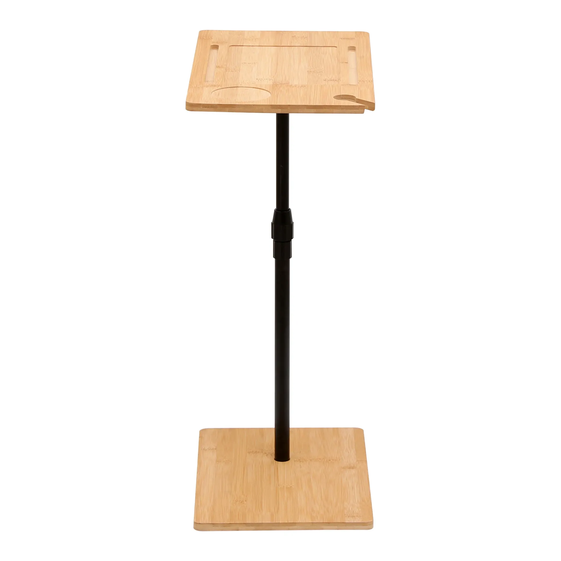 Walker Edison | Bamboo 360 Swivel Sofa Tray Table