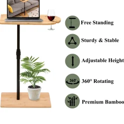 Walker Edison | Bamboo Sofa Table Tray