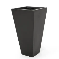 Walker Edison | Black Outdoor Modern Planter
