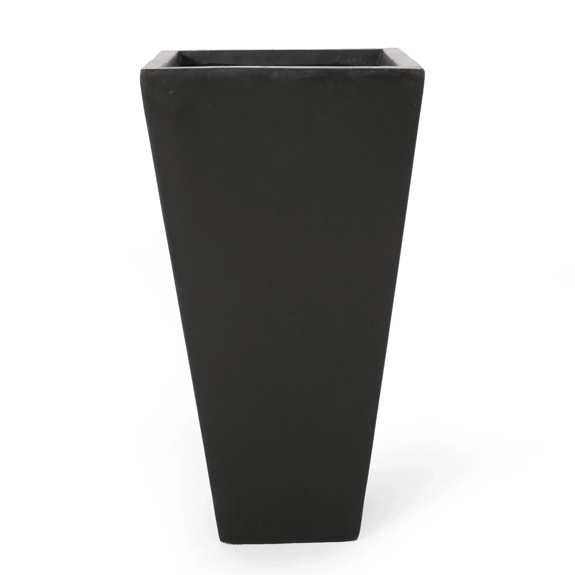 Walker Edison | Black Outdoor Modern Planter