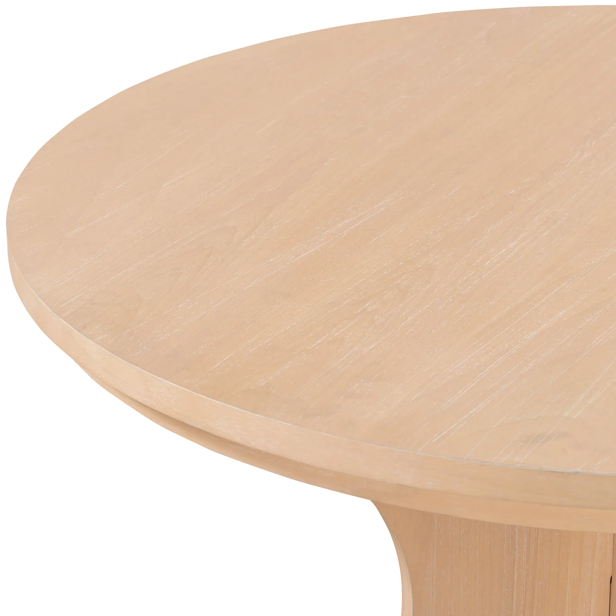 Walker Edison | Charming 5-Piece Rustic Round Dining Set with Chairs and Curved Bench