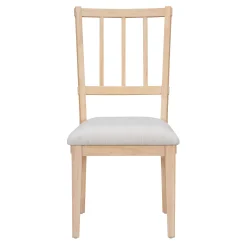 Walker Edison | Charming 5-Piece Rustic Round Dining Set with Chairs and Curved Bench