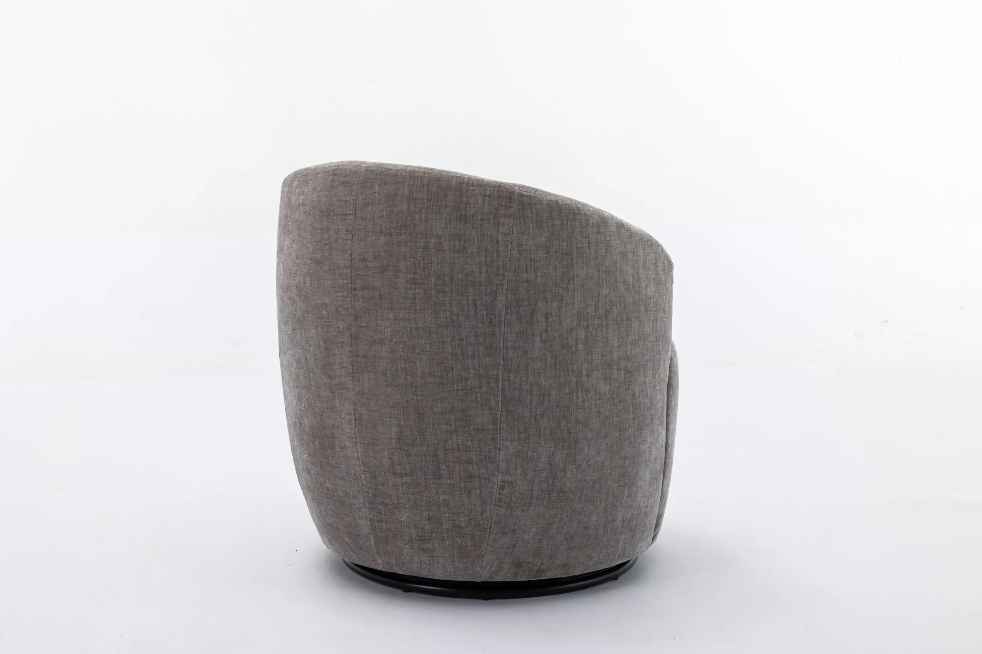 Walker Edison | Chenille Swivel Accent Barrel Chair