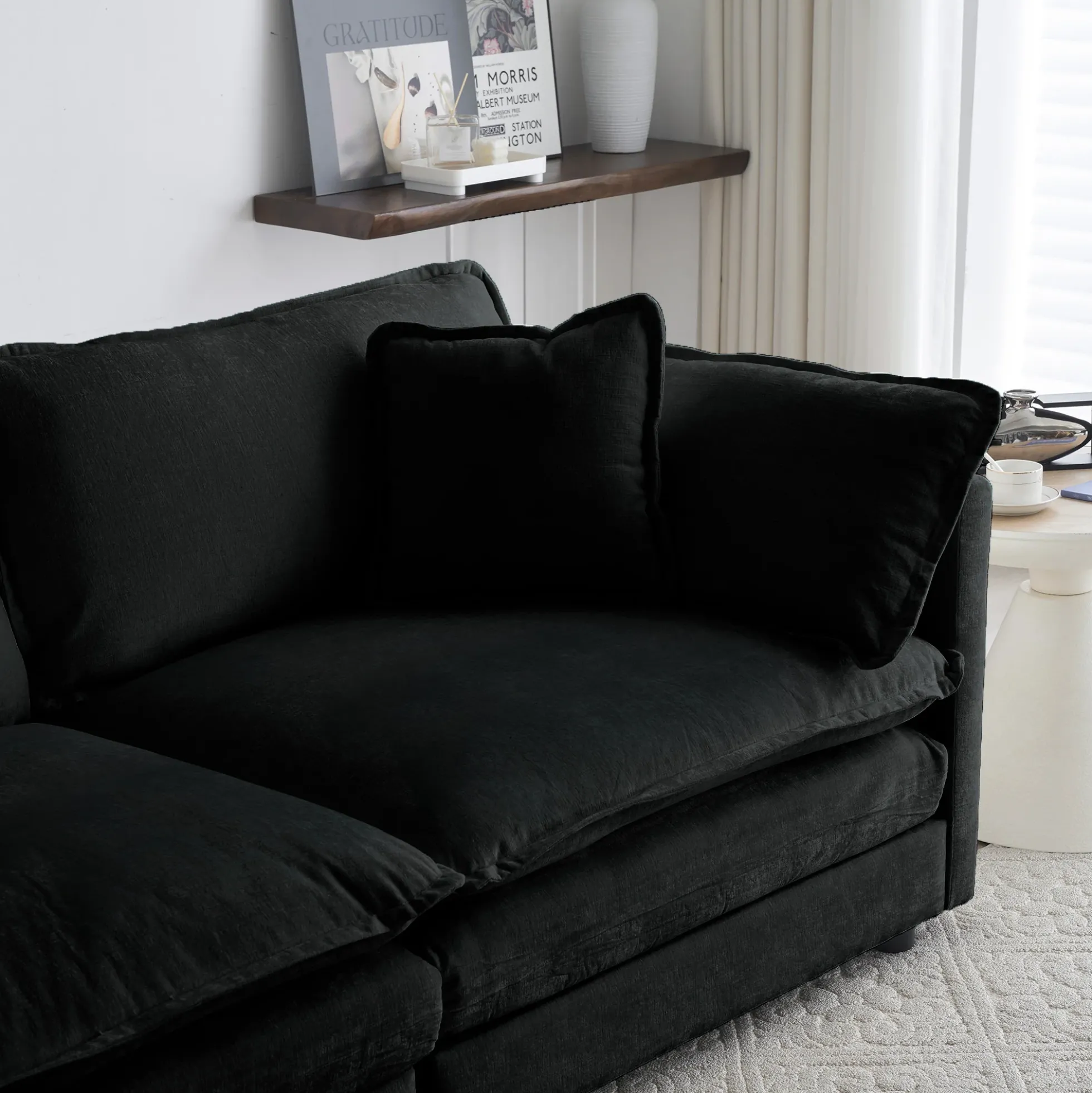 Walker Edison | Cloud Deep Seat Accent Sofa Chair
