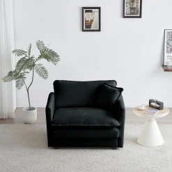 Walker Edison | Cloud Deep Seat Accent Sofa Chair