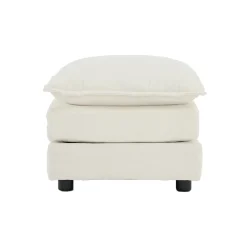 Walker Edison | Comfy Cloud Modular Sectional Sofa with Ottoman