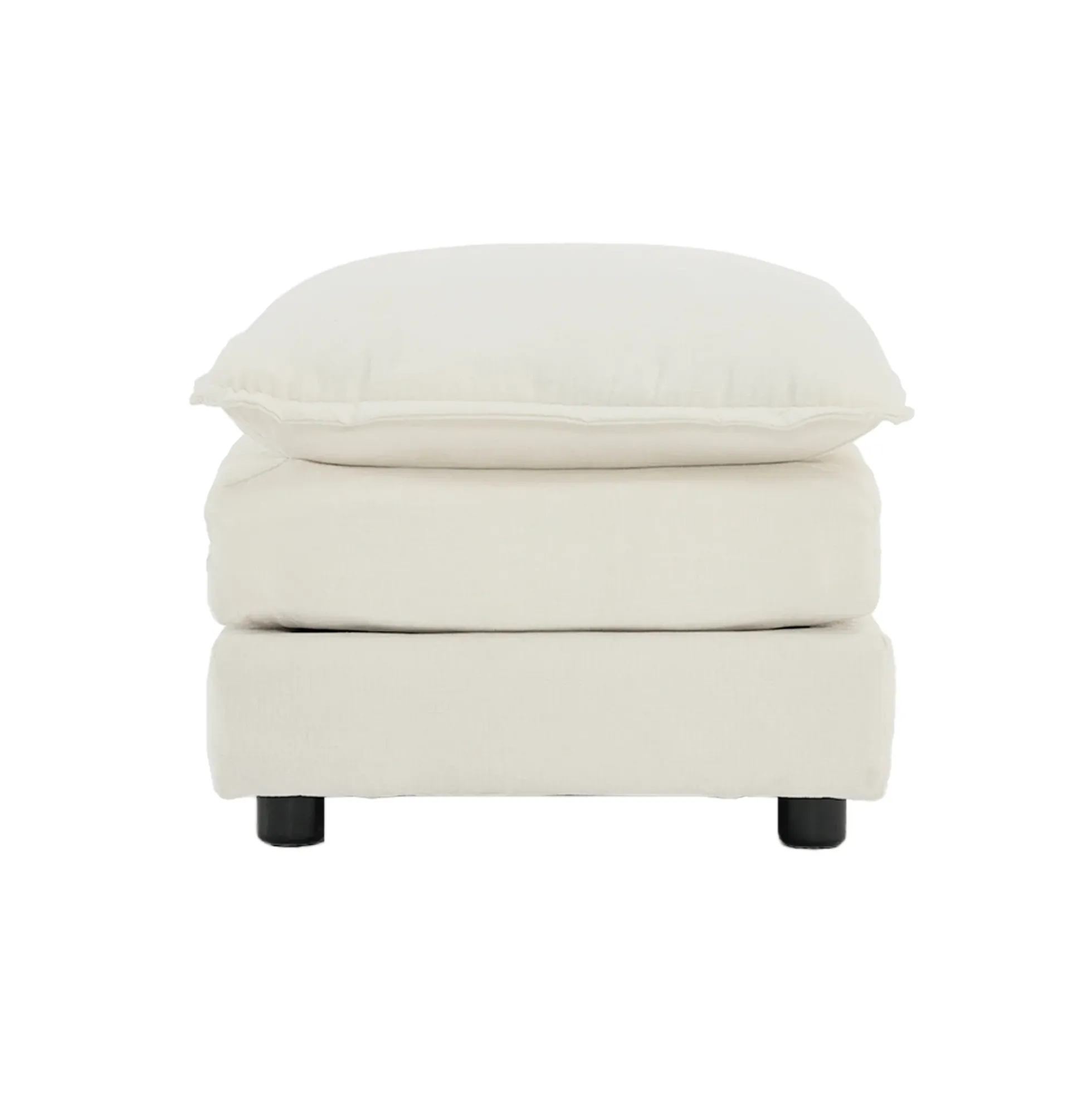 Walker Edison | Comfy Cloud Modular Sectional Sofa with Ottoman