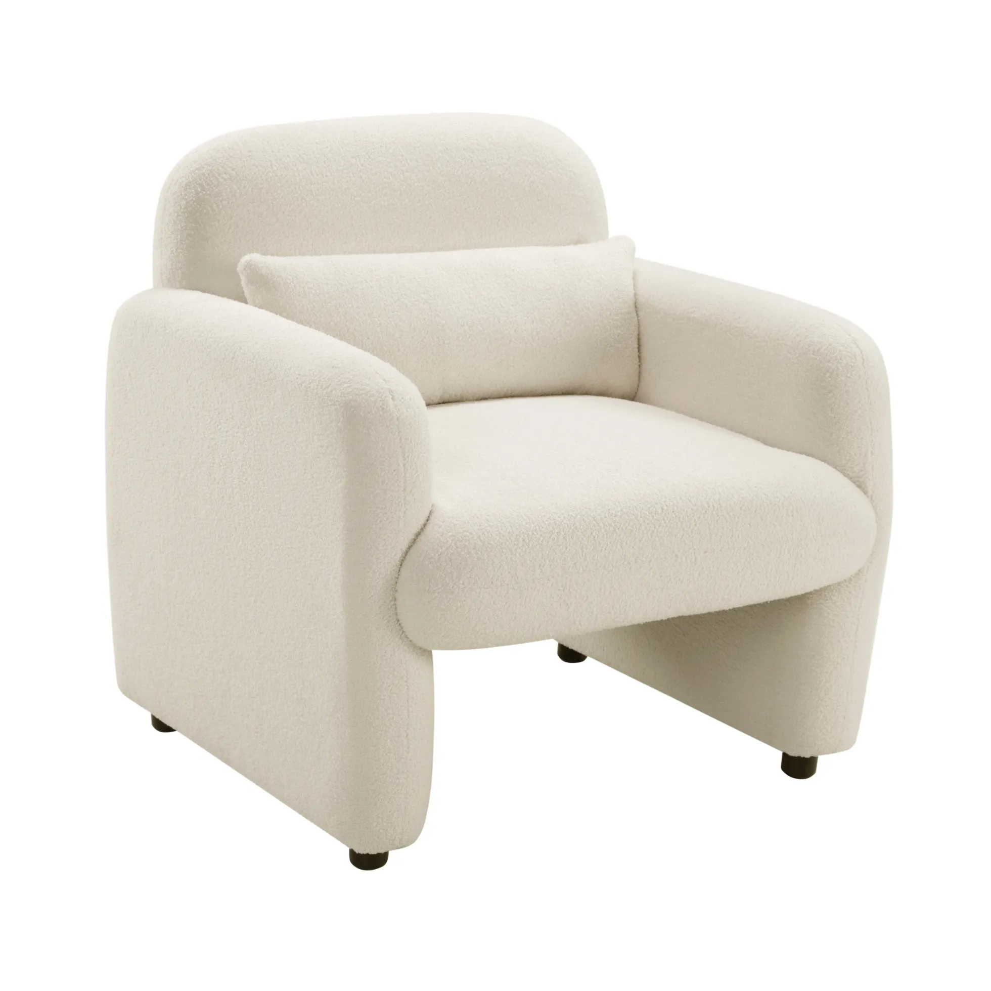 Walker Edison | Contemporary Boucle Accent Chair