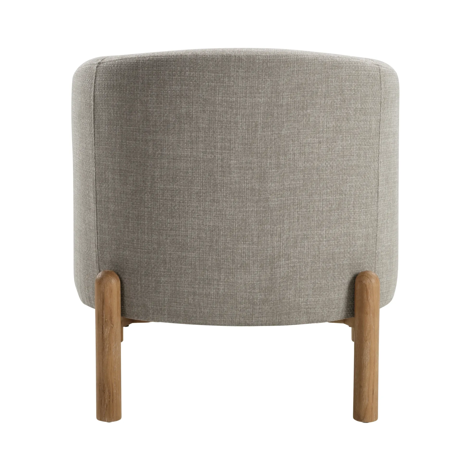 Walker Edison | Contemporary Style Accent Chair with Solid Wood Legs