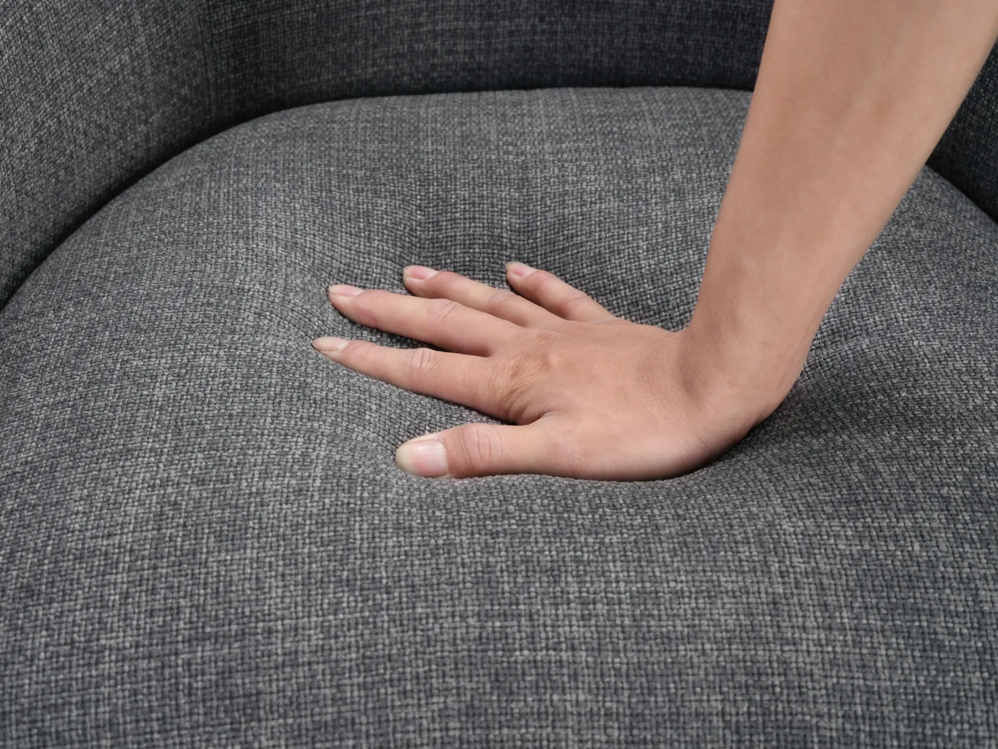 Walker Edison | Contemporary Style Accent Chair with Solid Wood Legs