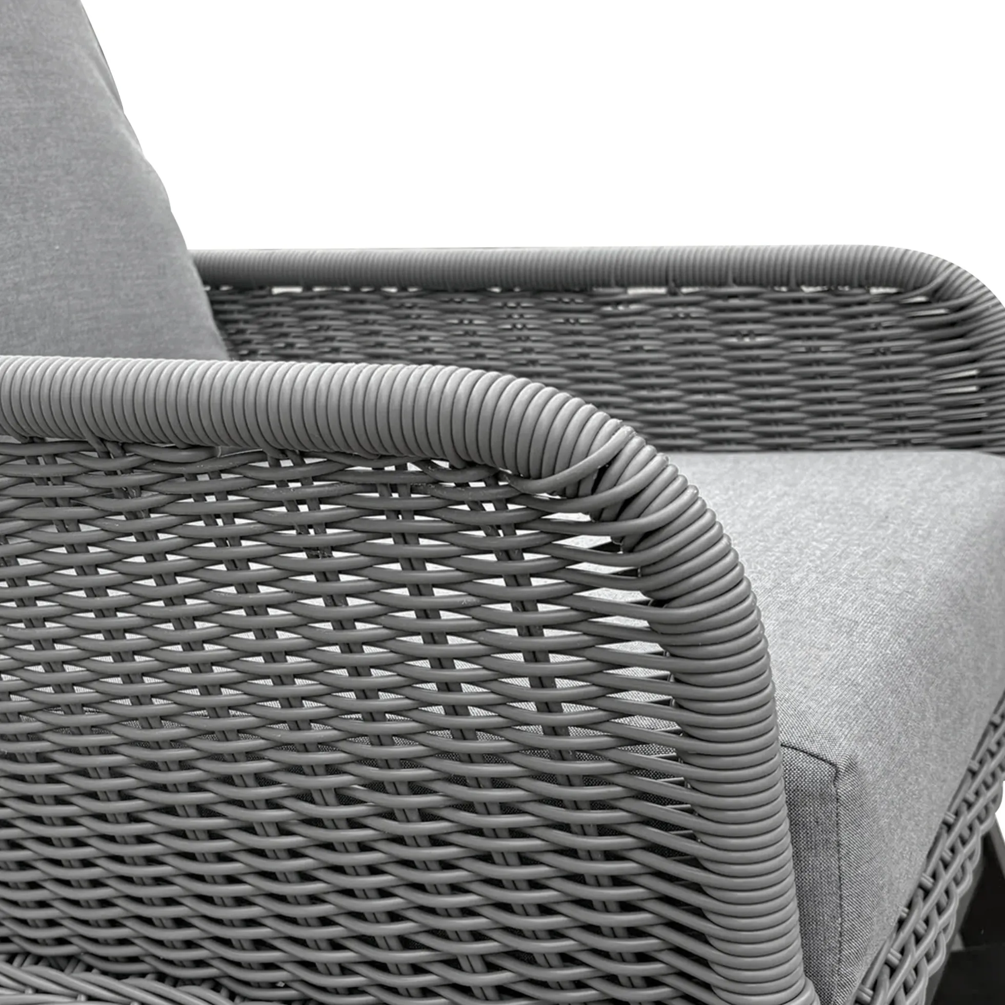 Walker Edison | Contemporary Minimalist Outdoor Rocking Chair Set of 2