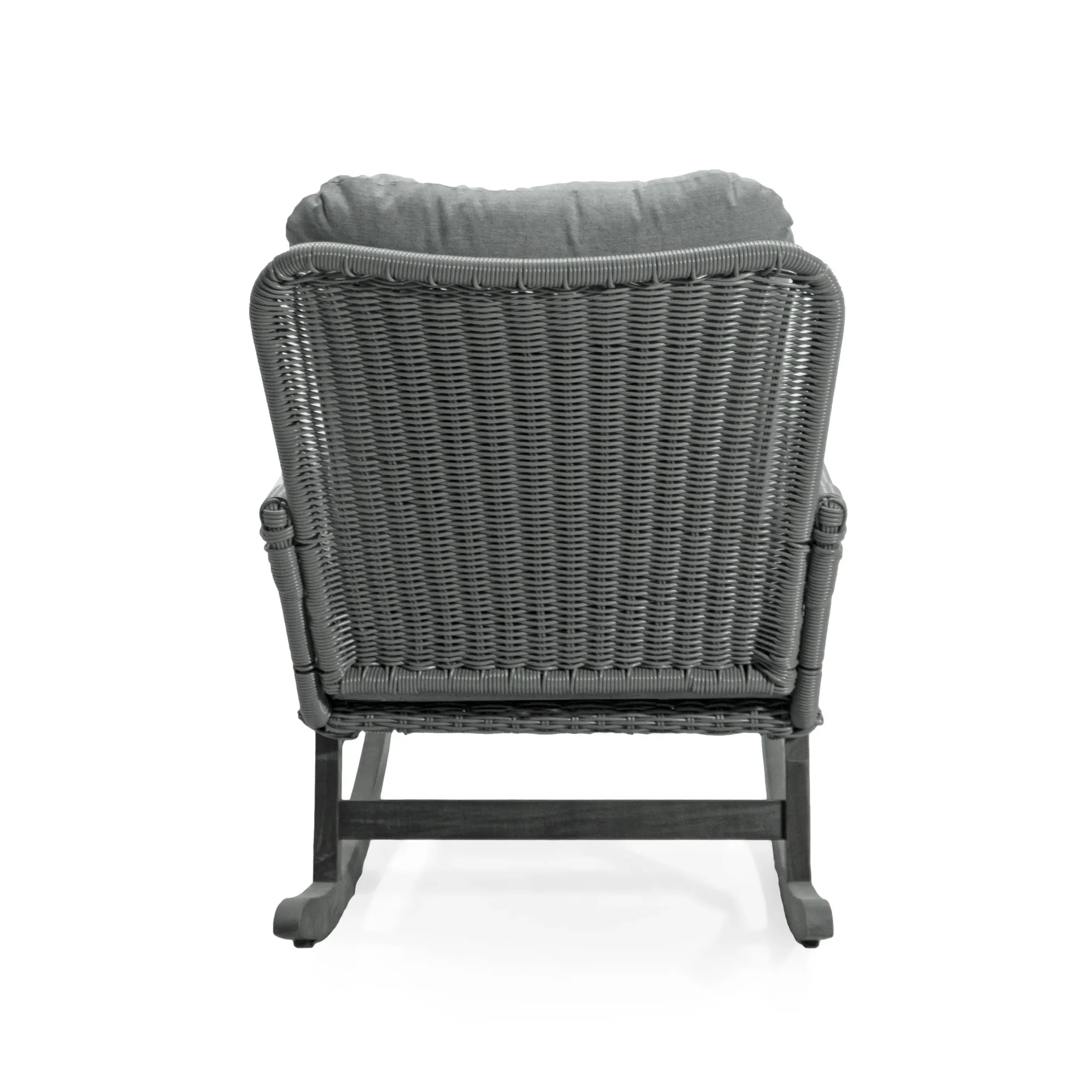 Walker Edison | Contemporary Minimalist Outdoor Rocking Chair Set of 2