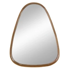Walker Edison | Curve Design Wood Mirror
