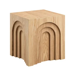 Walker Edison | Curve Design Square Side Table