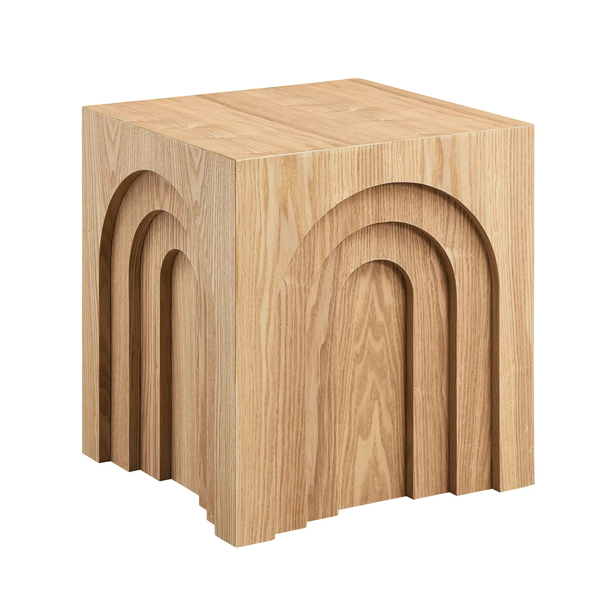 Walker Edison | Curve Design Square Side Table