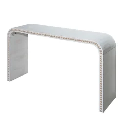 Walker Edison | Curve Design Washed White 59