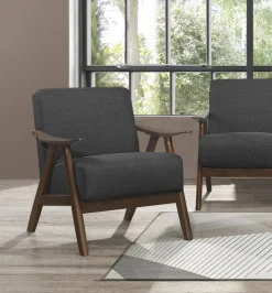 Walker Edison | Elevated Traditional Upholstered Accent Chair