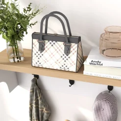 Walker Edison | Entryway 2-in-1 Coat Rack and Shoe Bench Set
