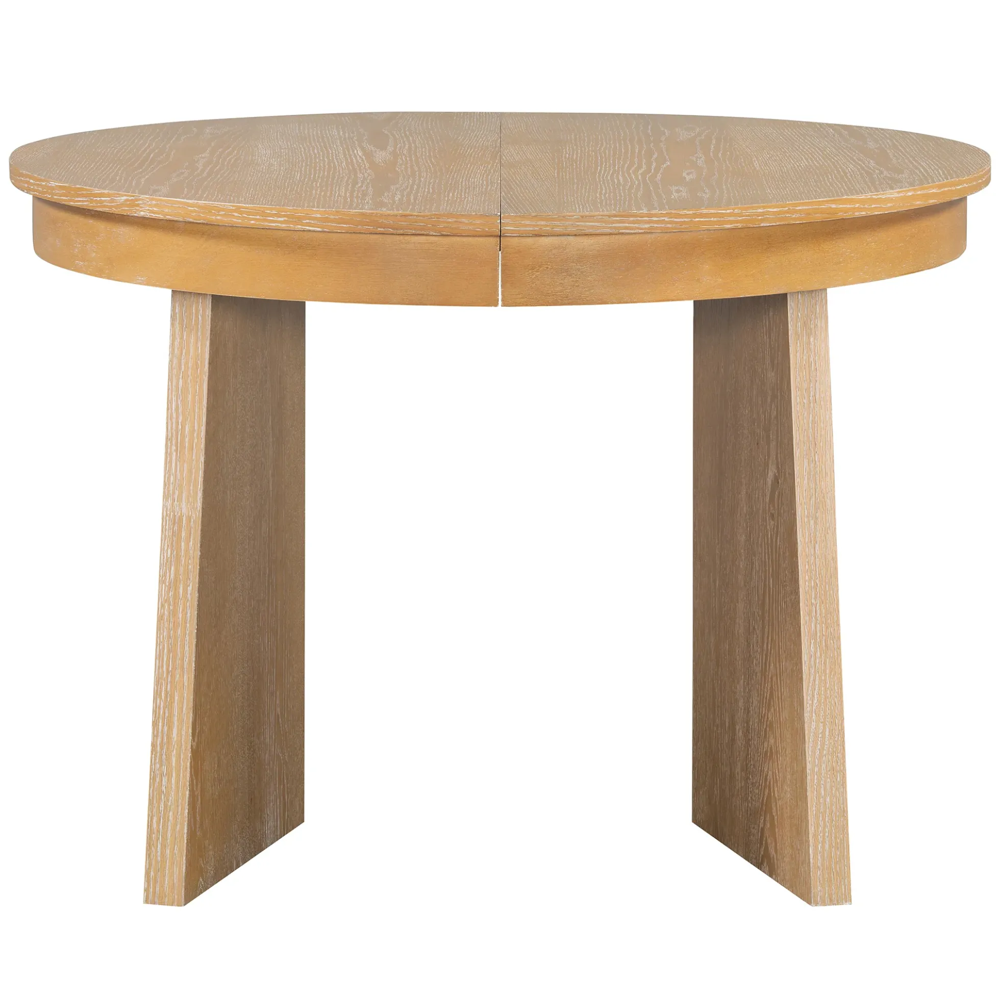 Walker Edison | Extendable 5-Piece Round Dining Table Set for 4