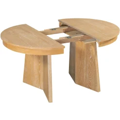 Walker Edison | Extendable 5-Piece Round Dining Table Set for 4