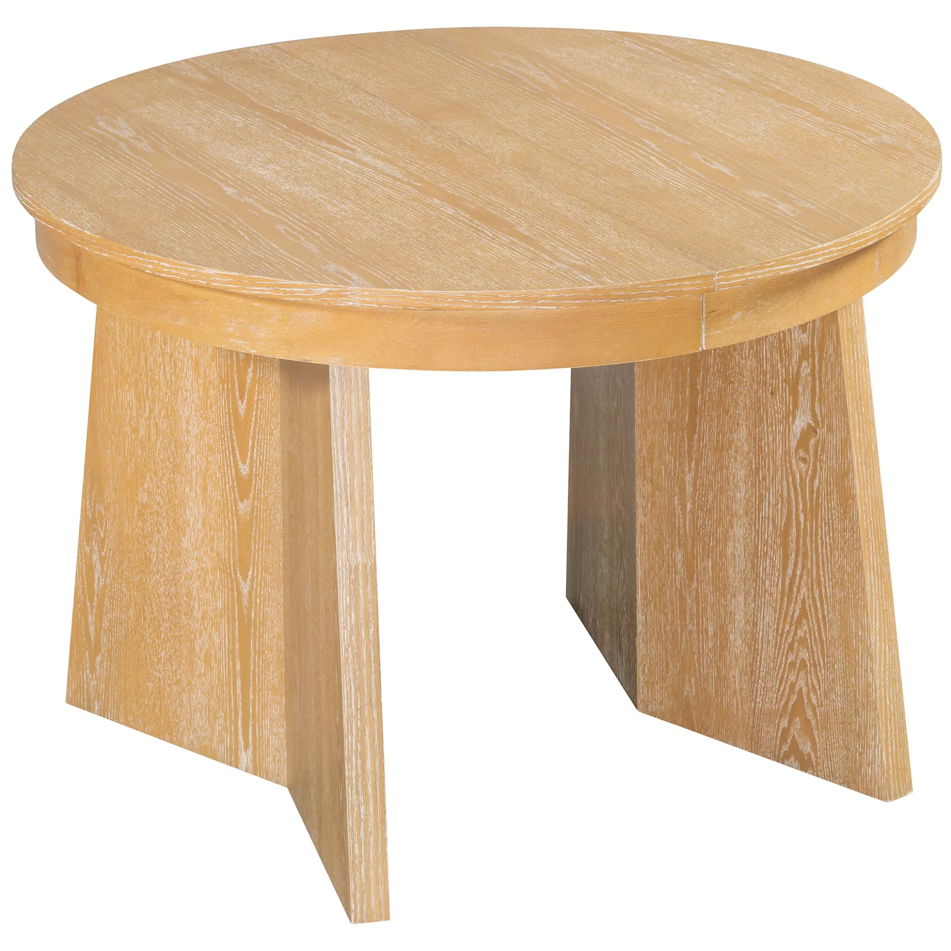 Walker Edison | Extendable 5-Piece Round Dining Table Set for 4