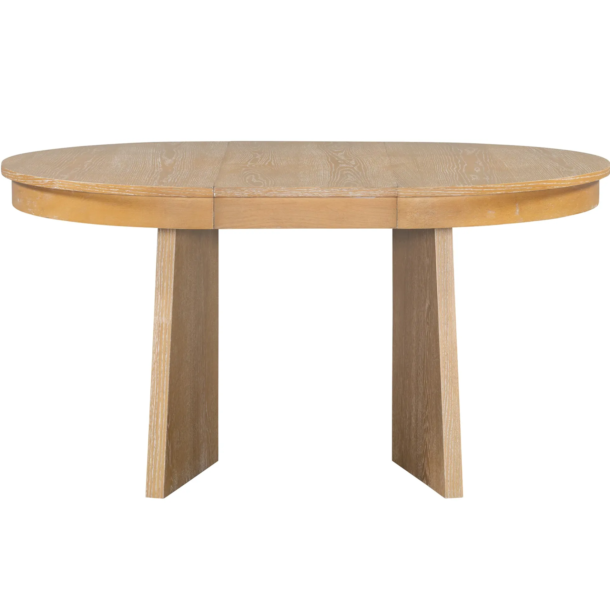 Walker Edison | Extendable 5-Piece Round Dining Table Set for 4
