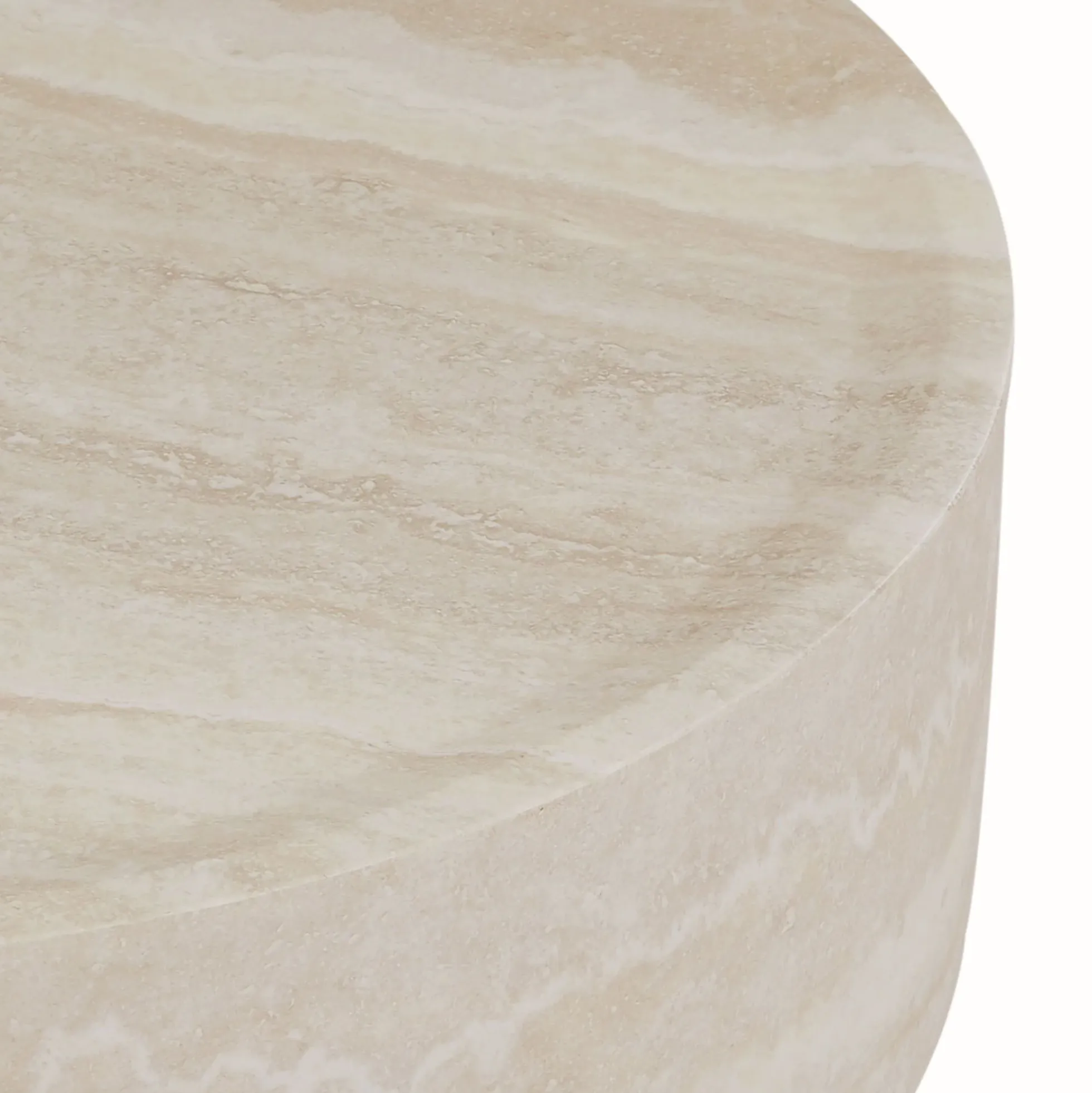 Walker Edison | Faux Marble Pattern Modern Coffee Table