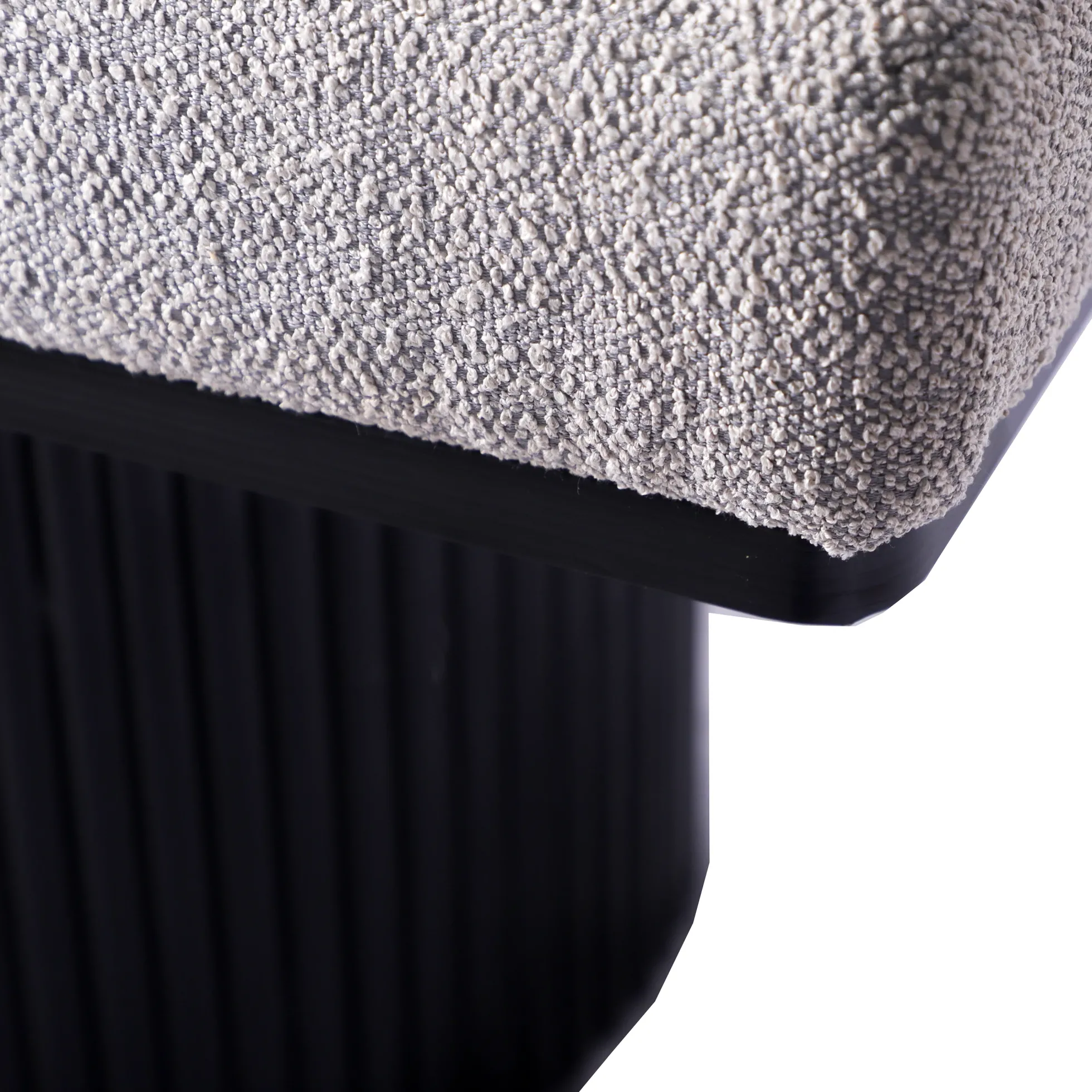 Walker Edison | Fluted Base Upholstered Bench