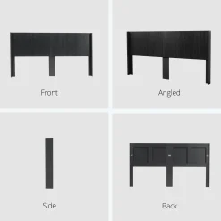 Walker Edison | Fluted Design Modern Farmhouse King Headboard Only