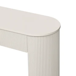 Walker Edison | Fluted Design Modern Console Entryway Table with Storage