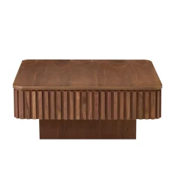 Walker Edison | Fluted Modern Lift Top Coffee Table and Desk