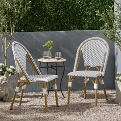 Walker Edison | French Bistro Patio Chat Set