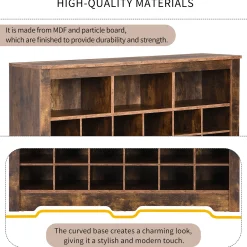 Walker Edison | Functional Shoe Cabinet for Stylish Organization