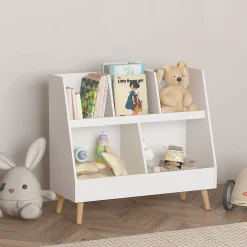 Walker Edison | Kids Bookcase and Toy Organizer