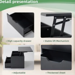 Walker Edison | Lift-Top Coffee Table with Storage